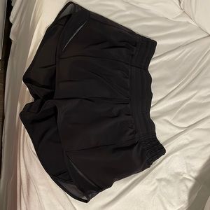 Black hottie hot short high rise size 6